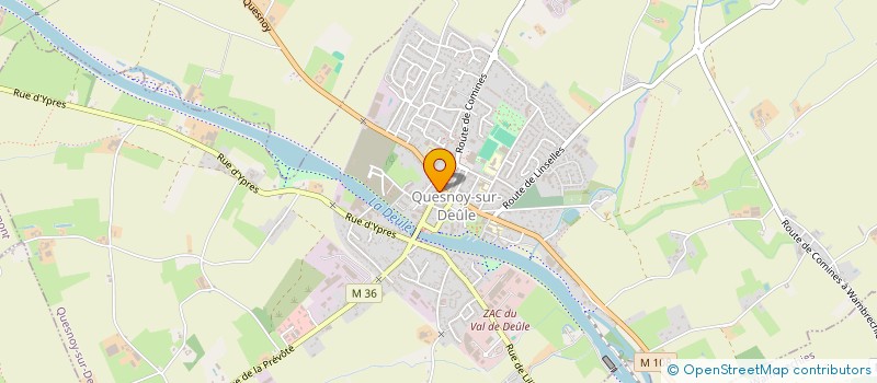 localisation de l'entreprise PIZZ ELI 2 à QUESNOY-SUR-DEULE