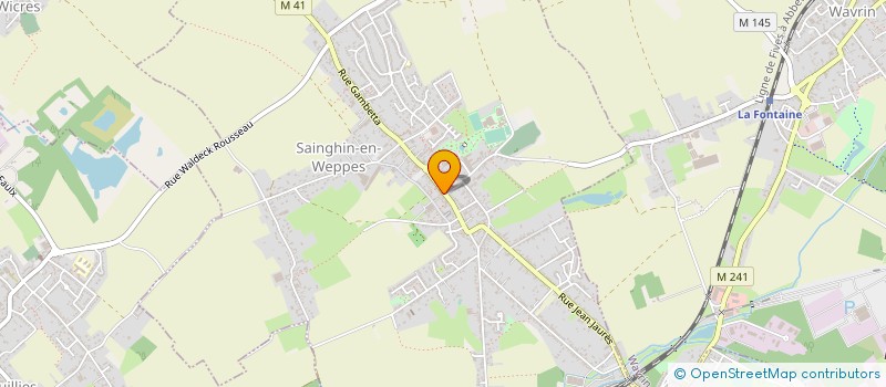 localisation de l'entreprise PIZZ ELI 3 à SAINGHIN-EN-WEPPES