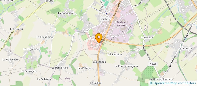localisation de l'entreprise PIZZ'ENZO à FLERS