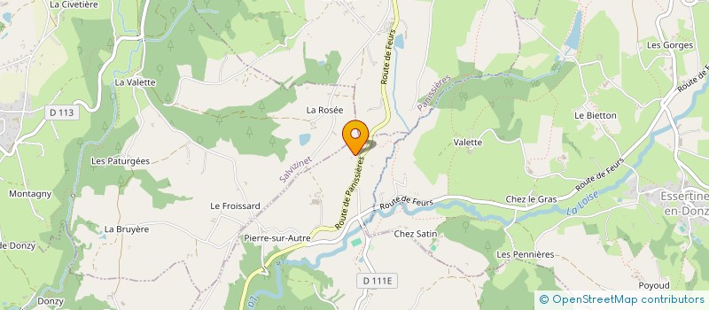 localisation de l'entreprise PIZZ'FOREZTO  CIVENS