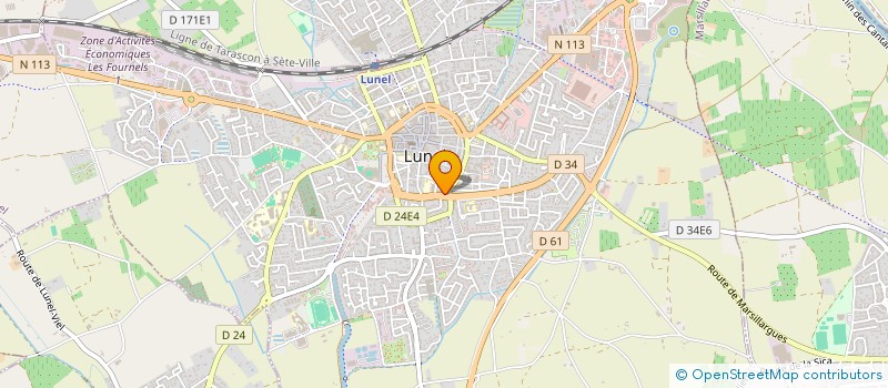 localisation de l'entreprise PIZZ'HOUSE  LUNEL