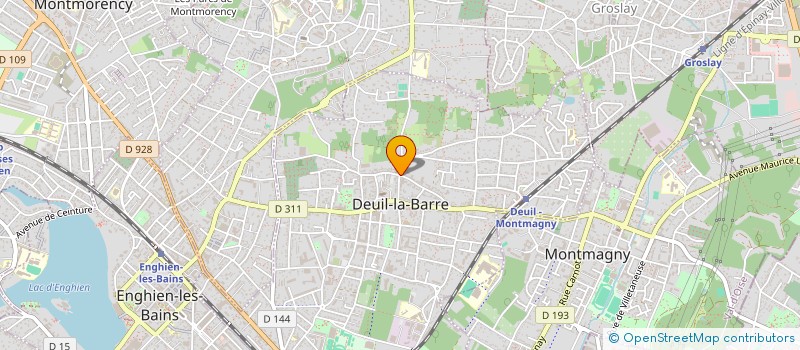 localisation de l'entreprise PIZZ ITALIANO  DEUIL-LA-BARRE