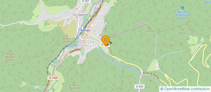 localisation de l'entreprise PIZZ KIENER  ROTHAU