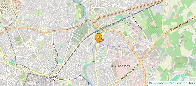 localisation de l'entreprise PIZZ'M 34 à CASTELNAU-LE-LEZ