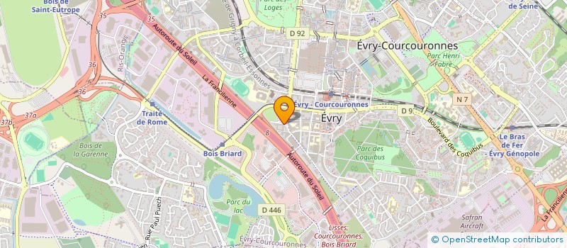 localisation de l'entreprise PIZZ N'GO à EVRY-COURCOURONNES