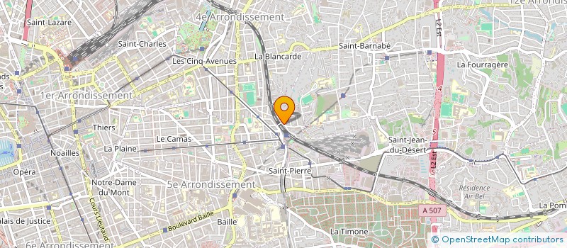localisation de l'entreprise PIZZ'ORIGINALE à MARSEILLE