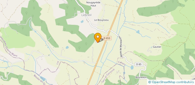 localisation de l'entreprise PIZZ'OVALIE  MONTCUQ-EN-QUERCY-BLANC