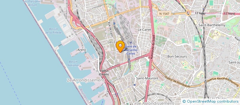 localisation de l'entreprise PIZZ & TACOS à MARSEILLE
