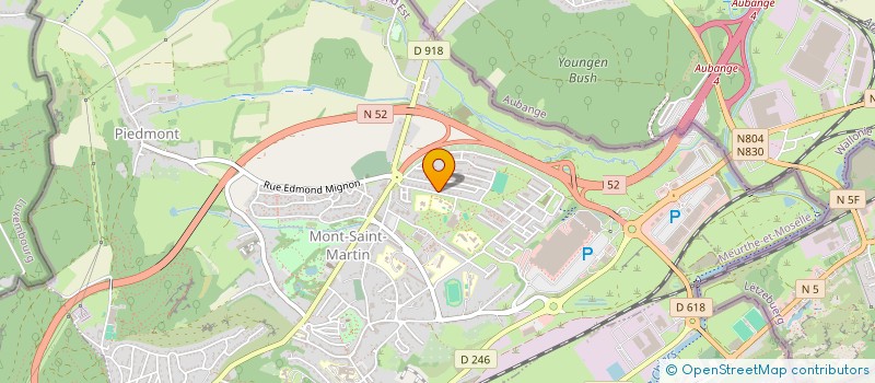 localisation de l'entreprise PIZZ'TERNOT  MONT-SAINT-MARTIN