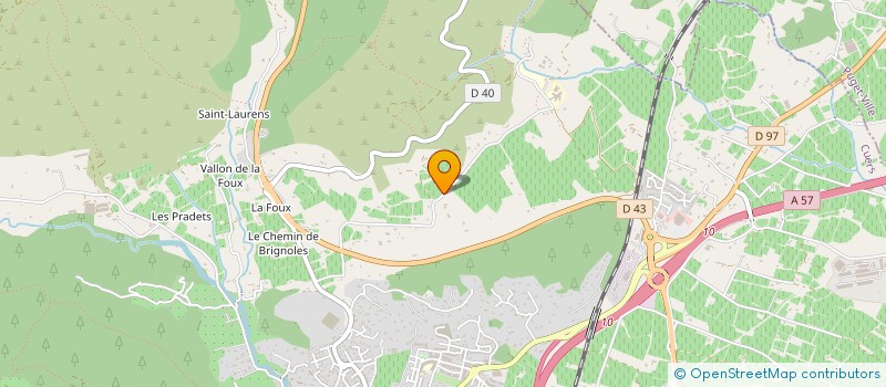 localisation de l'entreprise PIZZA 13  CUERS