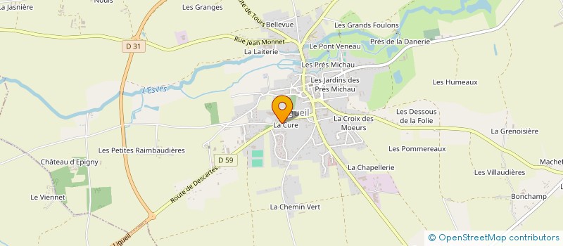 localisation de l'entreprise PIZZA 24 à LIGUEIL