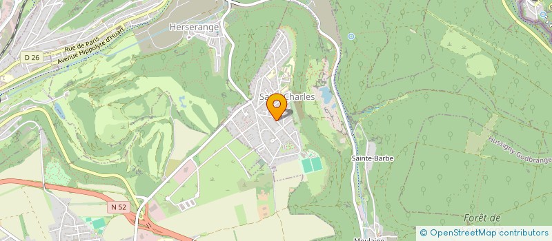 localisation de l'entreprise PIZZA 3 ETOILES  HAUCOURT-MOULAINE