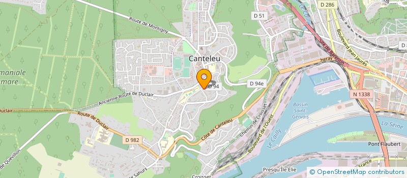 localisation de l'entreprise PIZZA 42 à CANTELEU