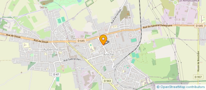 localisation de l'entreprise PIZZA 59 à ANICHE