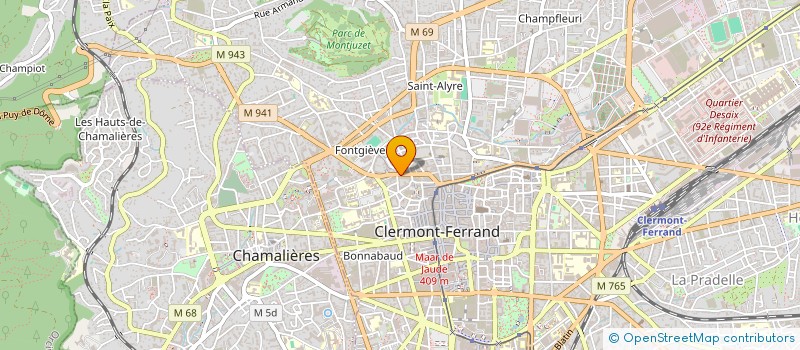 localisation de l'entreprise PIZZA 63  CLERMONT-FERRAND