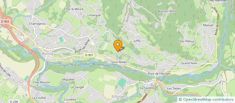 localisation de l'entreprise PIZZA ALEXANDRE - BURIN JULIE  BONNE