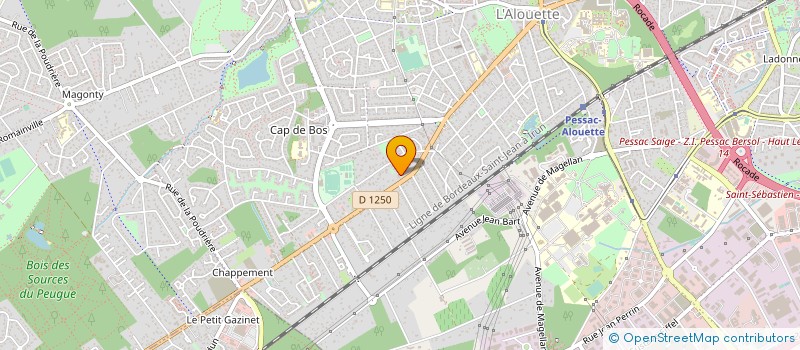 localisation de l'entreprise PIZZA ALOUETTE à PESSAC