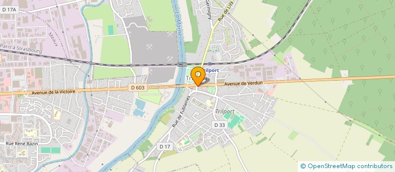 localisation de l'entreprise PIZZA AND CO  TRILPORT