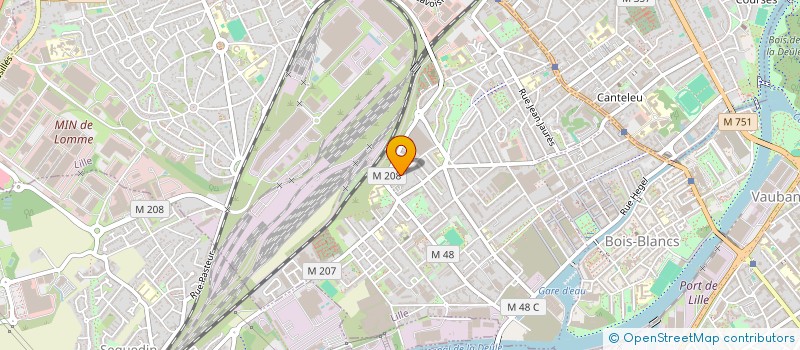 localisation de l'entreprise PIZZA AND CO à LILLE