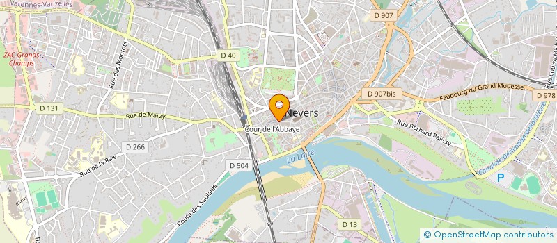 localisation de l'entreprise PIZZA AND LOVE à NEVERS