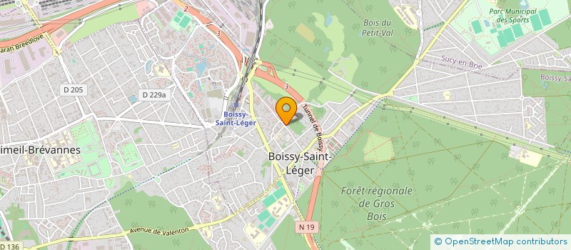 localisation de l'entreprise PIZZA ANDIAMO à BOISSY-SAINT-LEGER