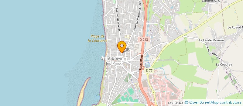 localisation de l'entreprise PIZZA AU FEU DE BOIS à SAINT-BREVIN-LES-PINS