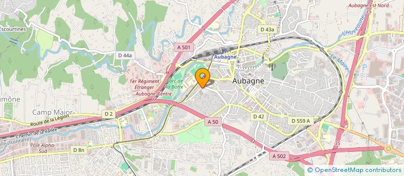 localisation de l'entreprise PIZZA AUBAGNE à AUBAGNE