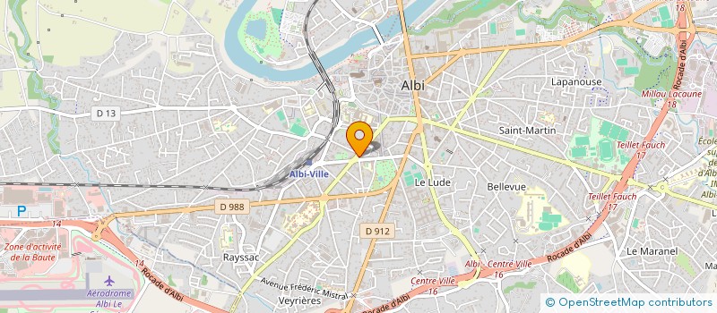 localisation de l'entreprise PIZZA AVENUE  ALBI