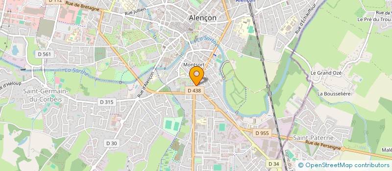 localisation de l'entreprise PIZZA AVENUE ALENCON à ALENCON