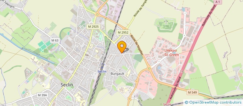 localisation de l'entreprise PIZZA BANES  SECLIN