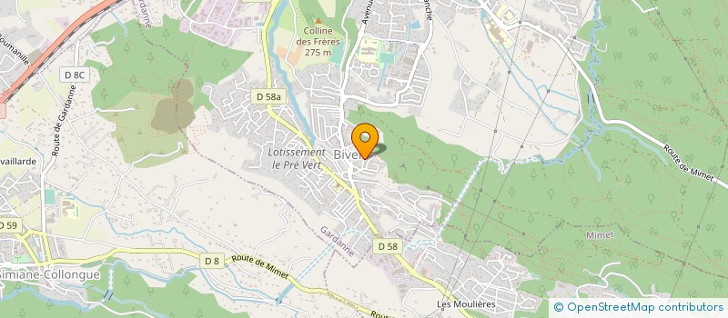localisation de l'entreprise PIZZA BEL AIR à GARDANNE