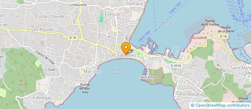 localisation de l'entreprise PIZZA BELLA SARL  LA SEYNE-SUR-MER