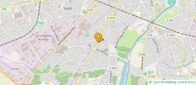 localisation de l'entreprise PIZZA BELLARDI à LUISANT