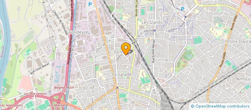 localisation de l'entreprise PIZZA BEN'S  TOULOUSE