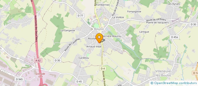 localisation de l'entreprise PIZZA BOULOC SARL à BOULOC