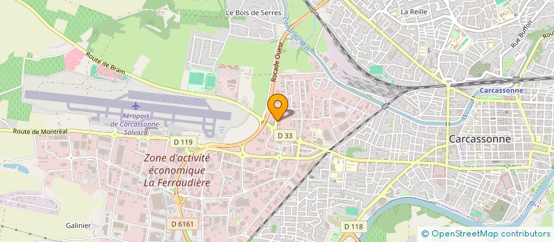 localisation de l'entreprise PIZZA - BURGER - TACOS à CARCASSONNE