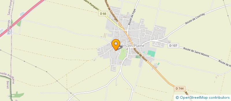 localisation de l'entreprise PIZZA - CASA  VILLIERS-EN-PLAINE