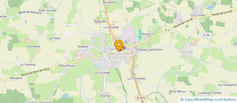 localisation de l'entreprise PIZZA CASA à SAINT-TRIVIER-DE-COURTES