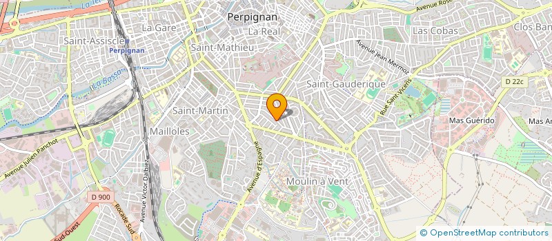 localisation de l'entreprise PIZZA CHEZ STEPH  PERPIGNAN