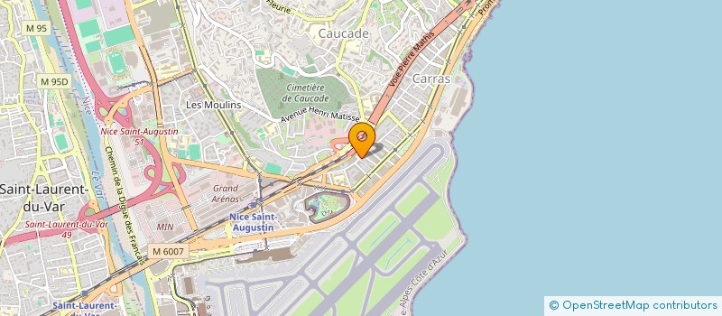 localisation de l'entreprise PIZZA CHICKEN à NICE