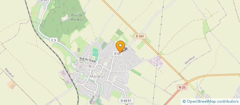 localisation de l'entreprise PIZZA & CO  MARUIL