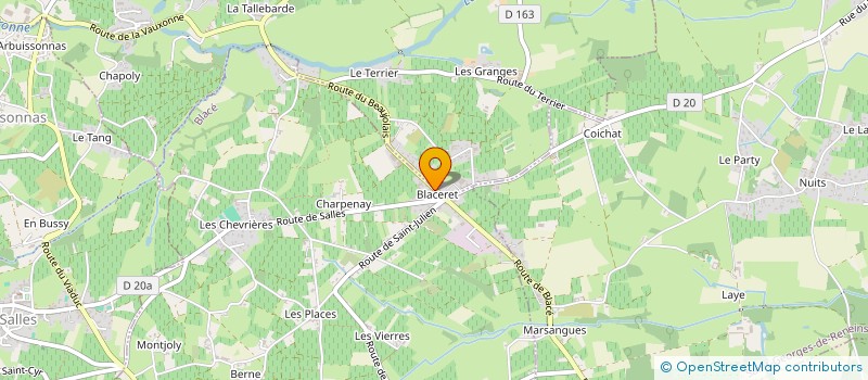 localisation de l'entreprise PIZZA CORNER  BLACE