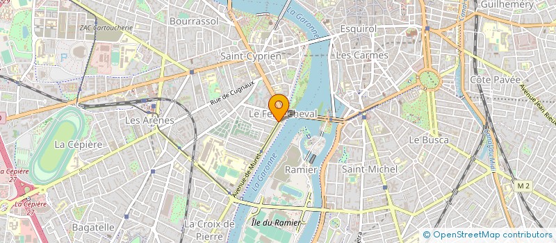 localisation de l'entreprise PIZZA COSI à TOULOUSE