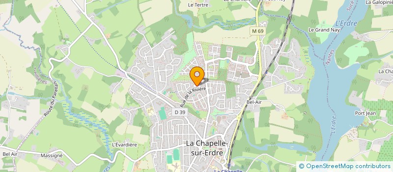 localisation de l'entreprise PIZZA DE GESVRES à LA CHAPELLE-SUR-ERDRE