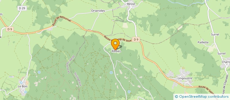 localisation de l'entreprise PIZZA DEI FRATELLI  RETOURNAC