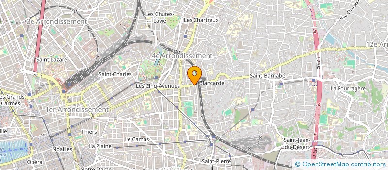 localisation de l'entreprise PIZZA DELICE à MARSEILLE