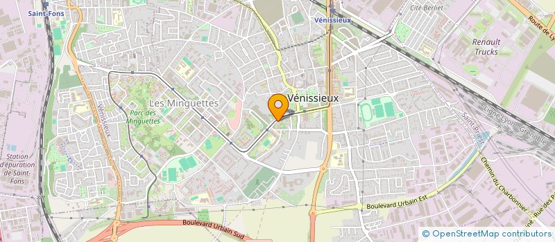 localisation de l'entreprise PIZZA DELICES  VENISSIEUX