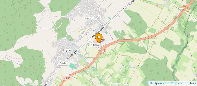 localisation de l'entreprise PIZZA DELLA FELICITA à PERON