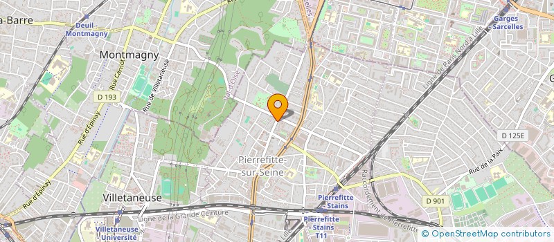 localisation de l'entreprise PIZZA DELUXE à PIERREFITTE-SUR-SEINE