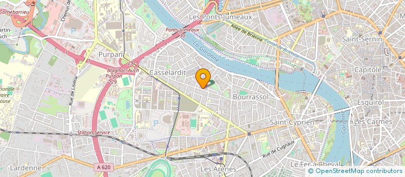 localisation de l'entreprise PIZZA DES FONTAINES à TOULOUSE